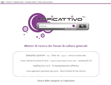 Tablet Screenshot of culture.topicattivo.org